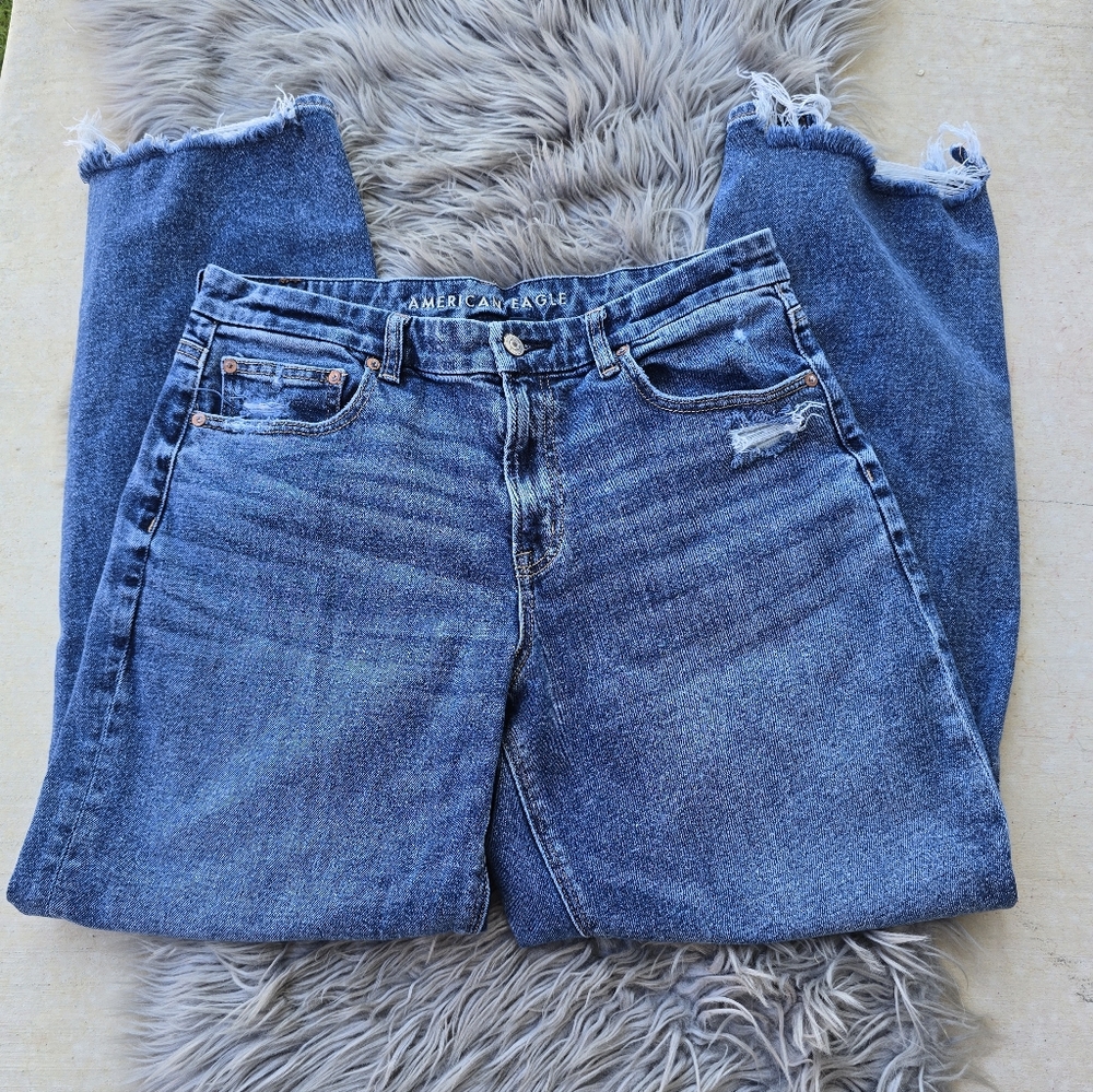 American Eagle Curvy Straight Jeans Size 12